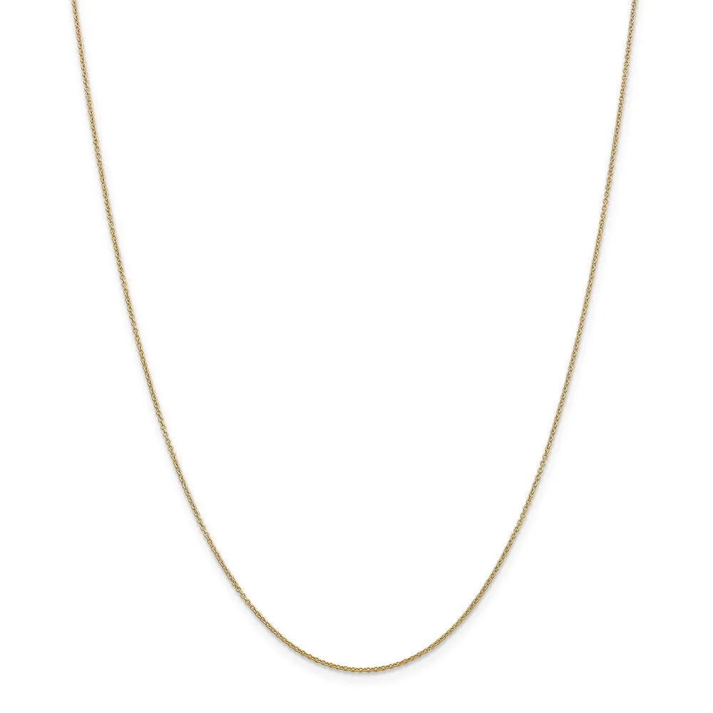 14k Yellow Gold Script A Date to Remember Disc Necklace