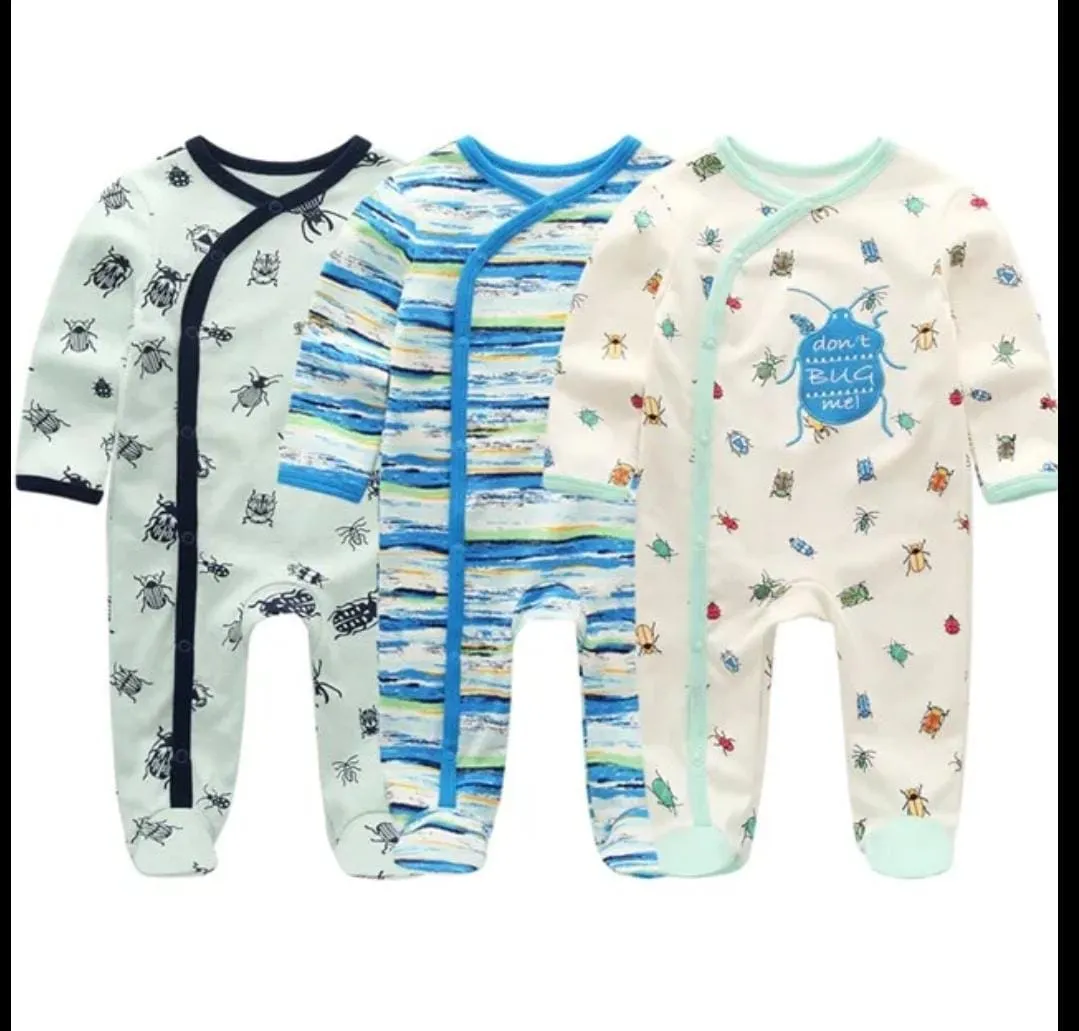 3Pcs Newborn Baby Boy Clothes 0-3M X1708605