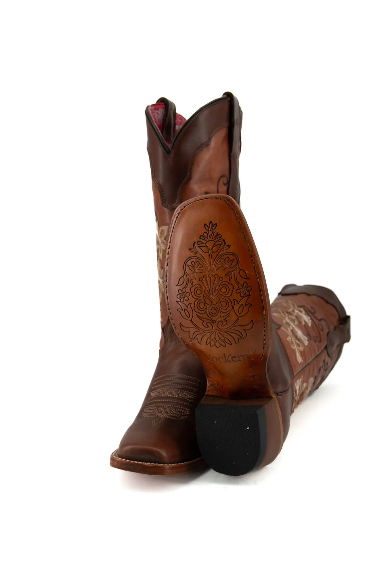 520 Diana Square Toe Cowgirl Boot FINAL SALE