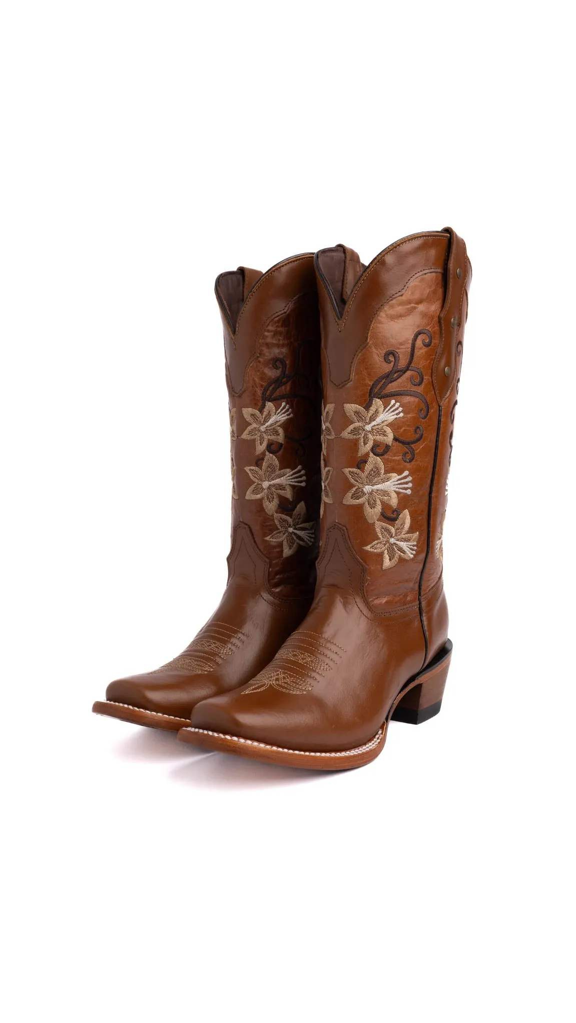 520 Diana Square Toe Cowgirl Boot FINAL SALE