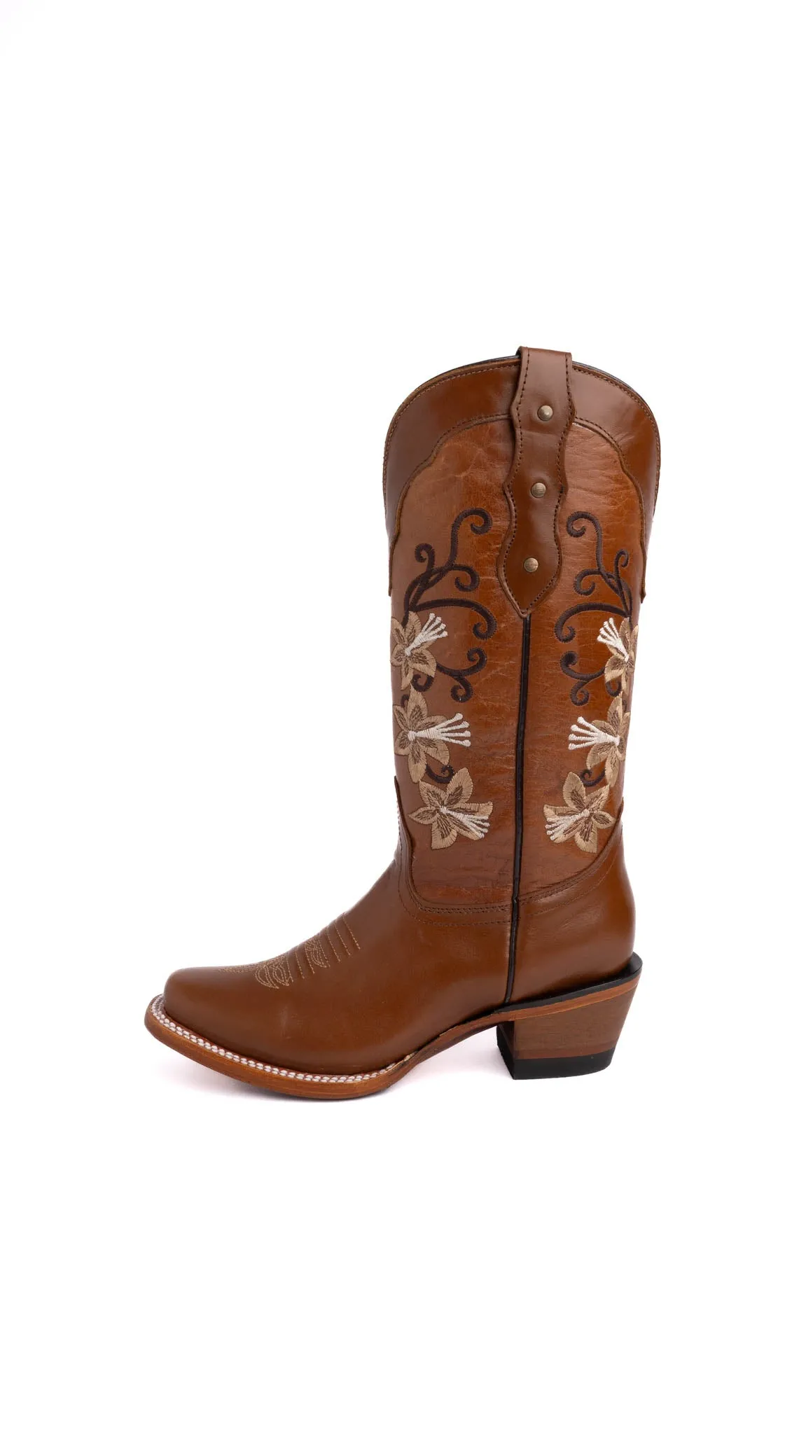 520 Diana Square Toe Cowgirl Boot FINAL SALE