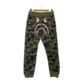 A BATHING APE/Pants/M/KHK/Cotton/Camouflage/001PTG301001X