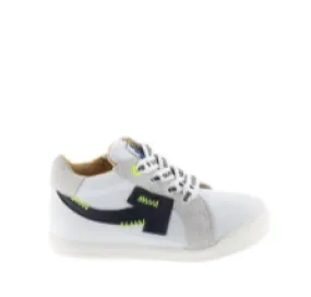 Acebos White Leather Baby Sneaker