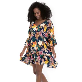 Akalani Ruffle Beach Dress