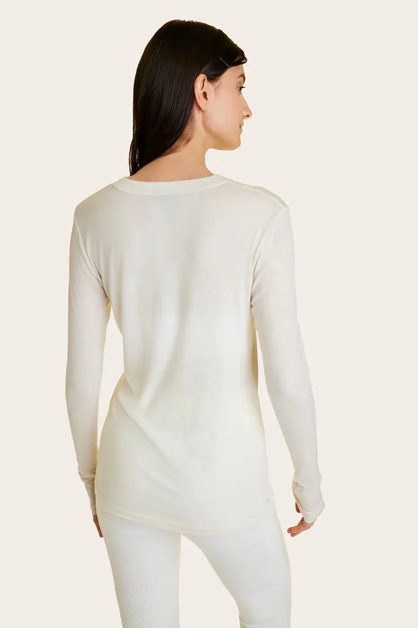 Alala Active           Cashmere Long Sleeve Crew