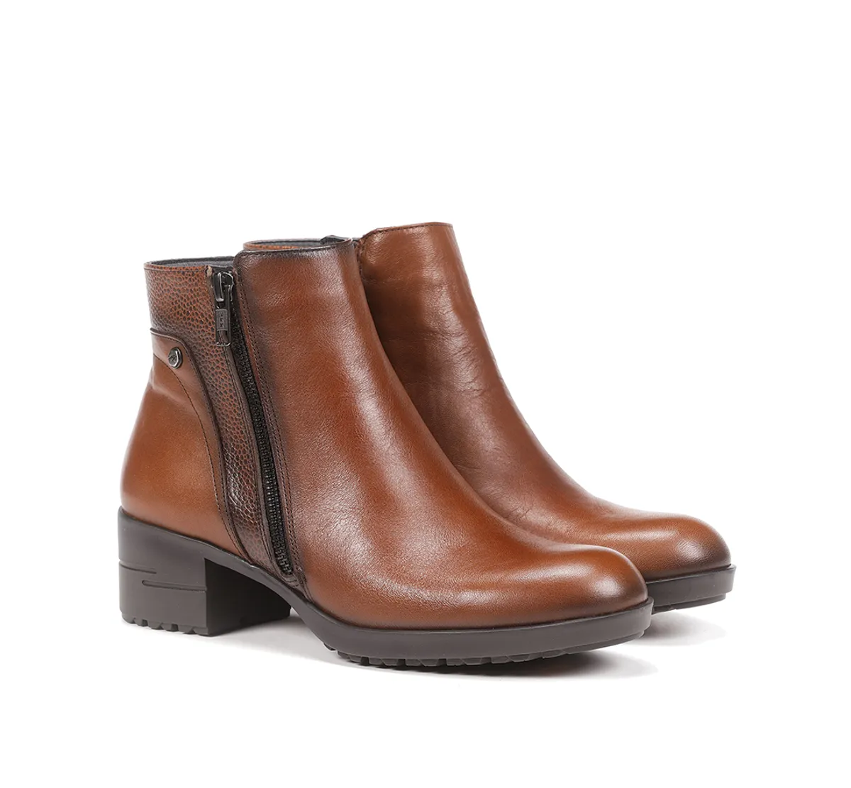 ALISS F1367 Brown Ankle Boot