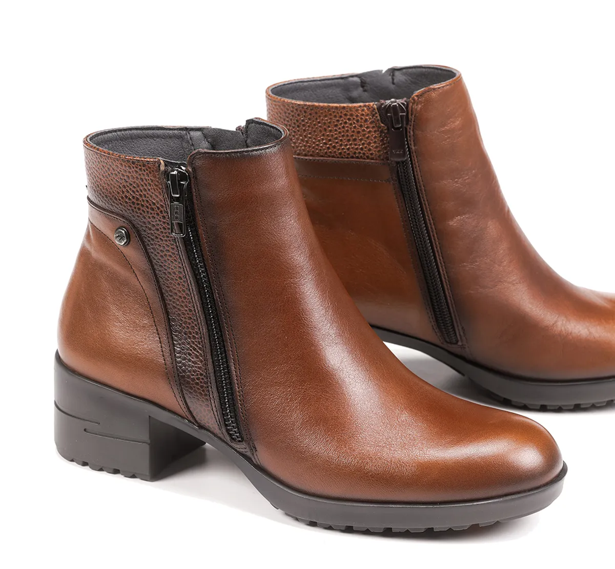 ALISS F1367 Brown Ankle Boot