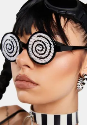 All Spun Out Circle Glasses-