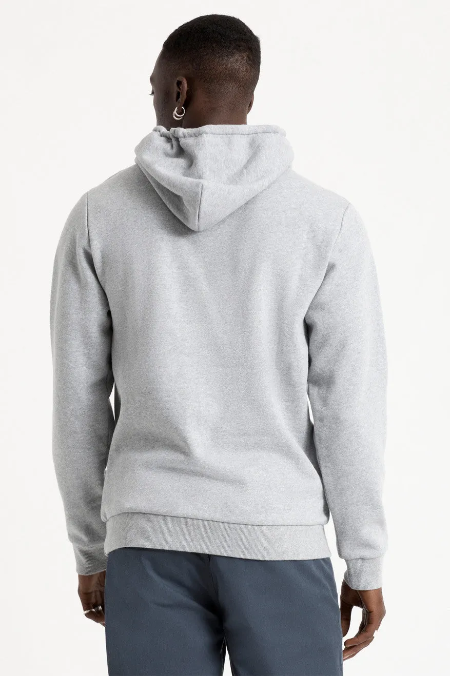 Alpha Square Art Hood - Heather Grey