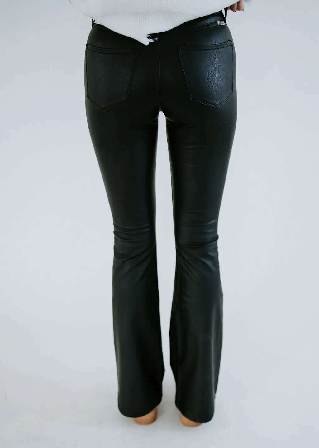 Anora KanCan Faux Leather Flare Pant