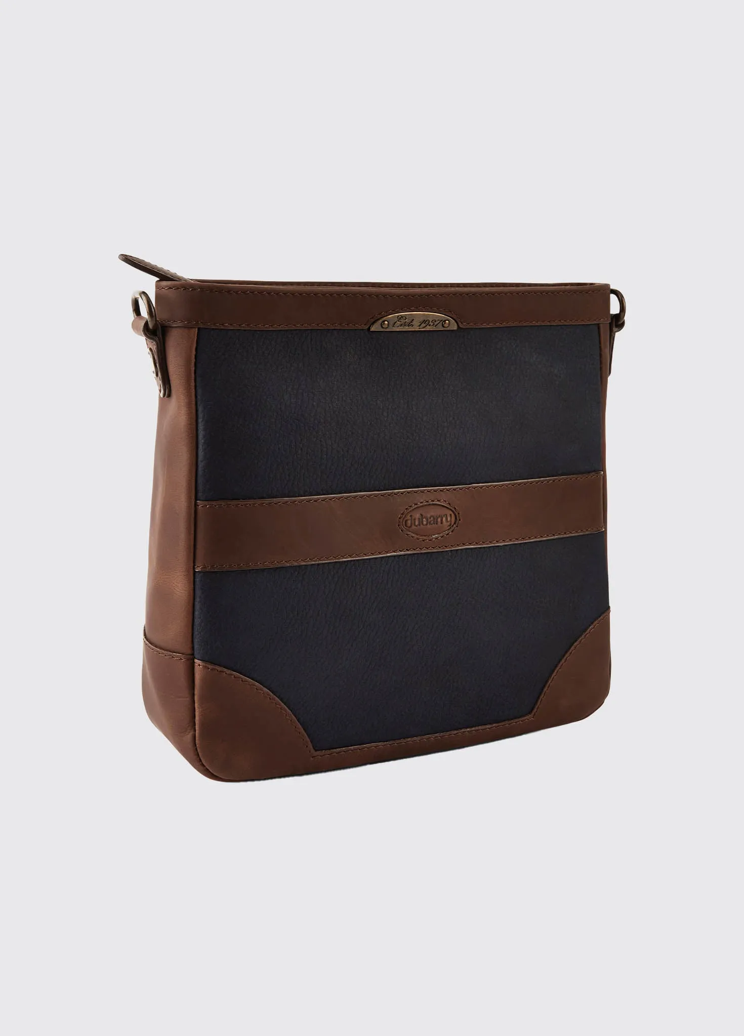 Ardmore Ladies Cross Body Bag - Navy/Brown