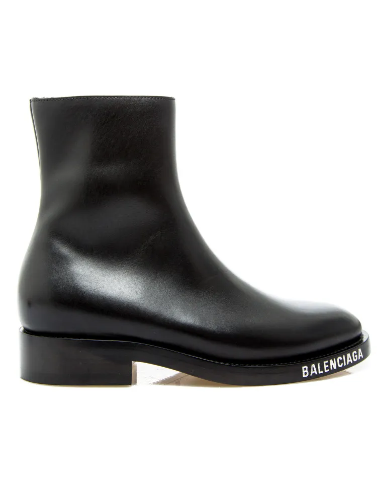 Balenciaga Leather Half Boot | Credomen