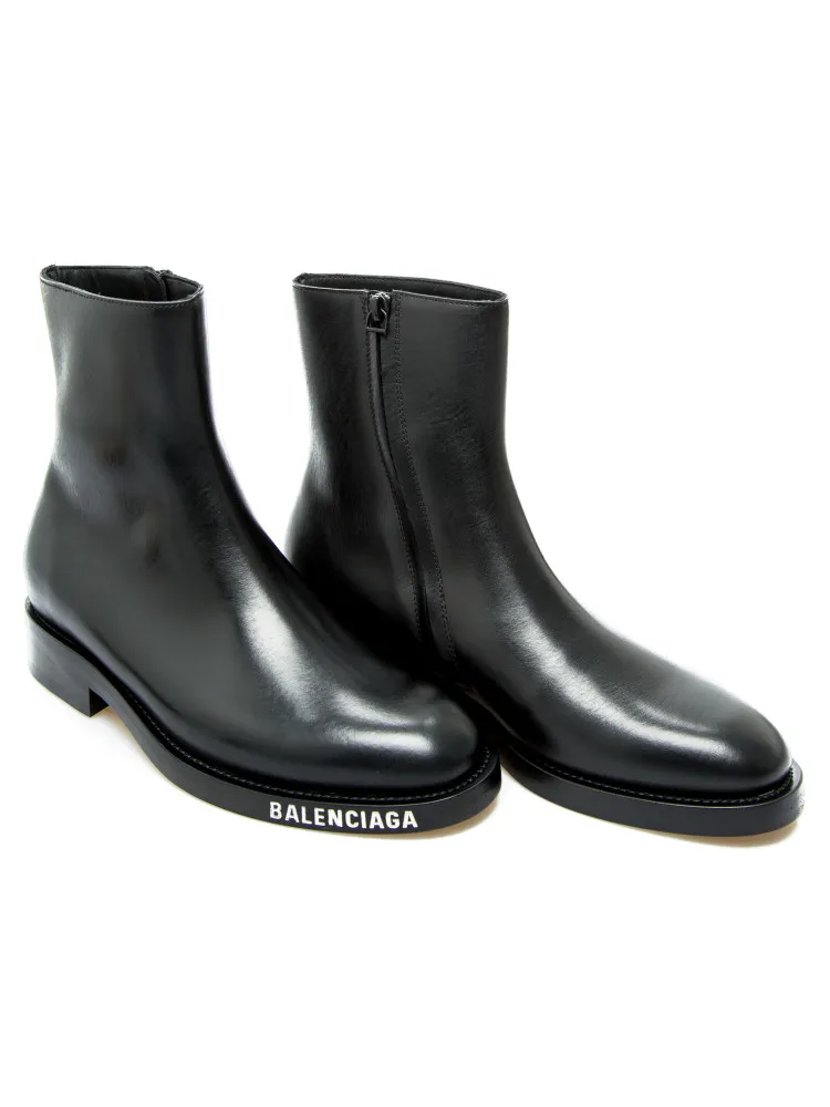 Balenciaga Leather Half Boot | Credomen