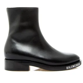 Balenciaga Leather Half Boot | Credomen