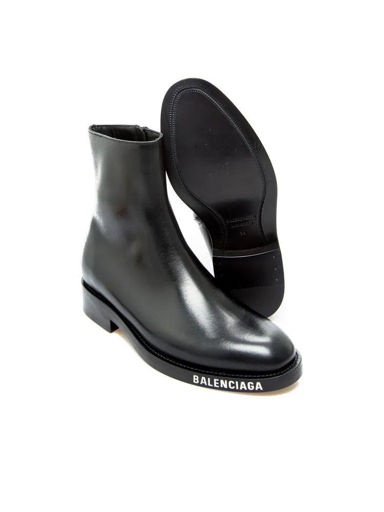 Balenciaga Leather Half Boot | Credomen