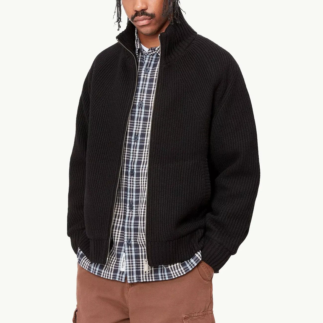 Banley Sweater Jacket - Black