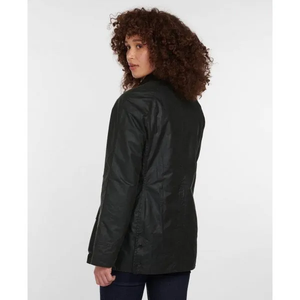 Barbour Womens Classic Beadnell Wax Jacket in Sage