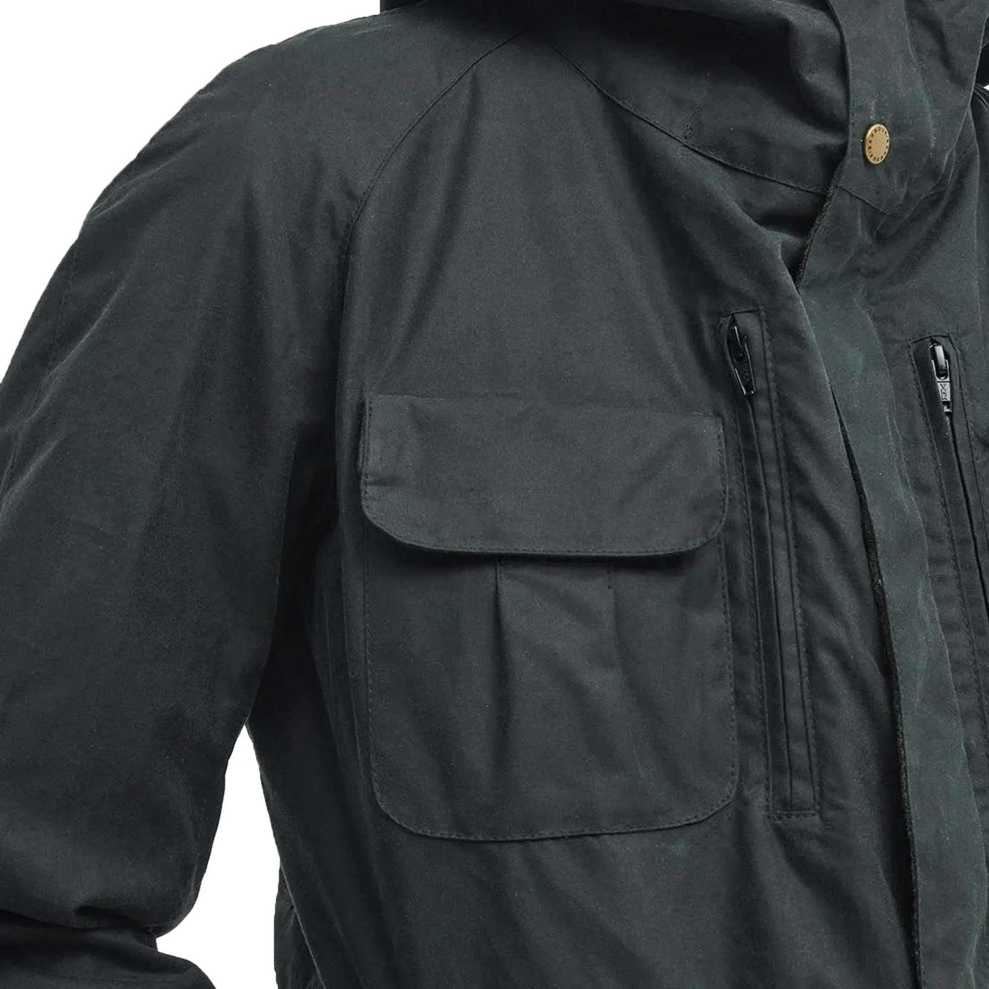 Barbour x TO KI TO Bicycle Waxed Jacket - Sage