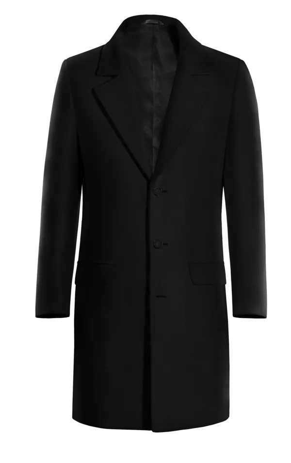 Black Long Overcoat