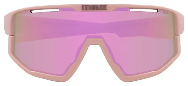 Bliz Fusion Matte Pink Glasses - Mirror Pink