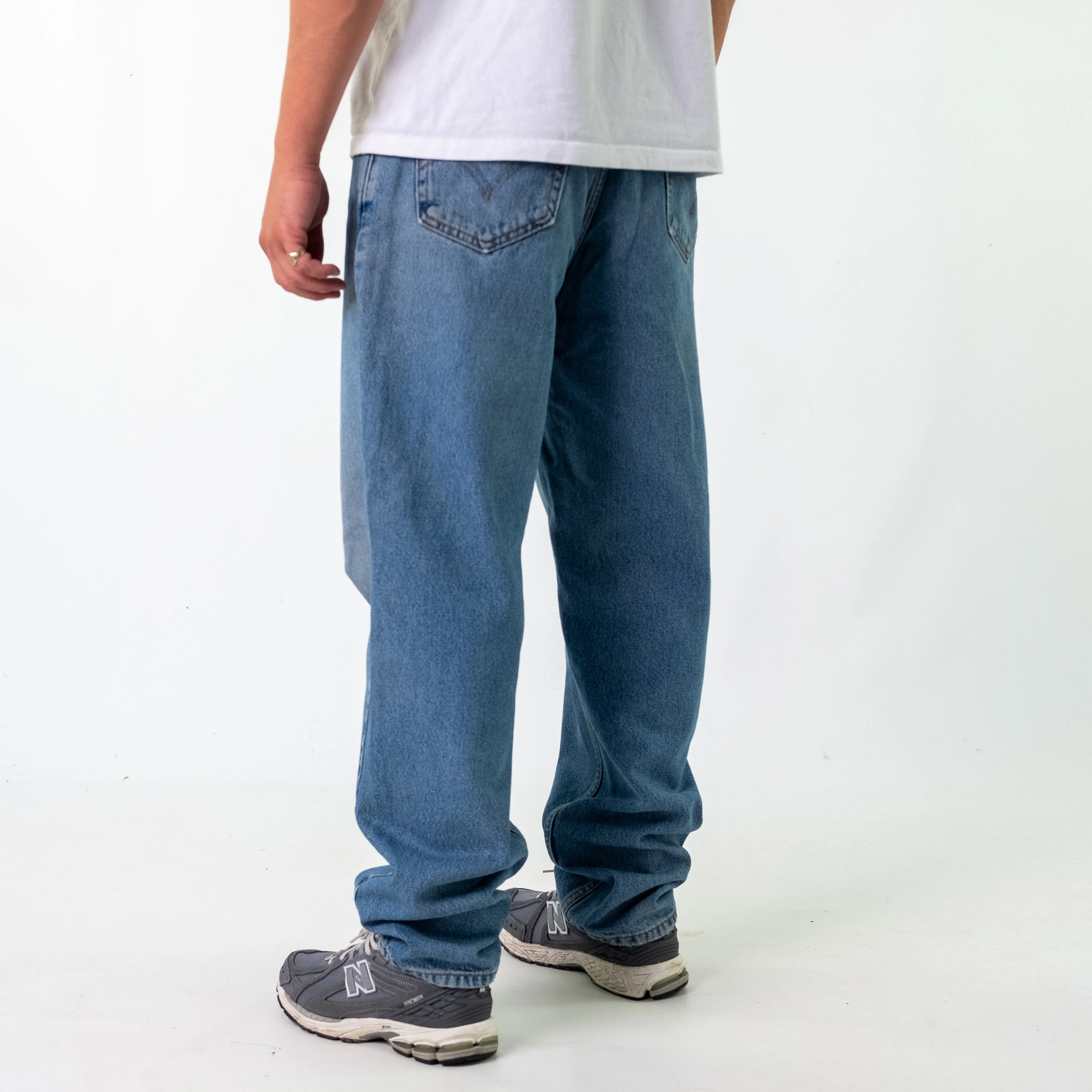 Blue 90s Levi's 560 Denim Jeans Baggy Pants (34x36)