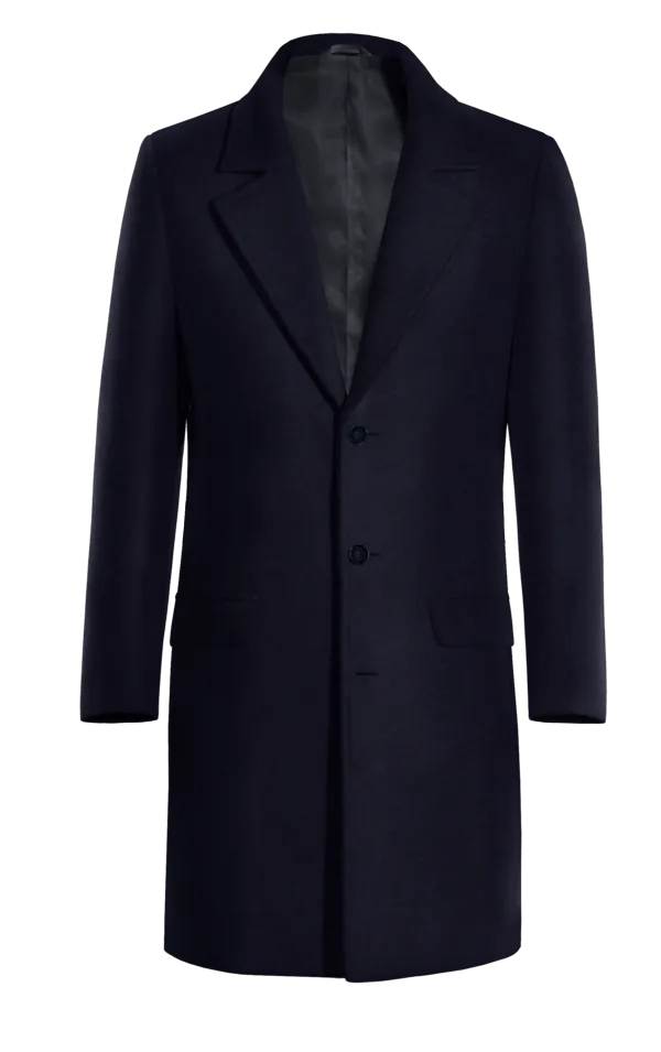 Blue Long Overcoat