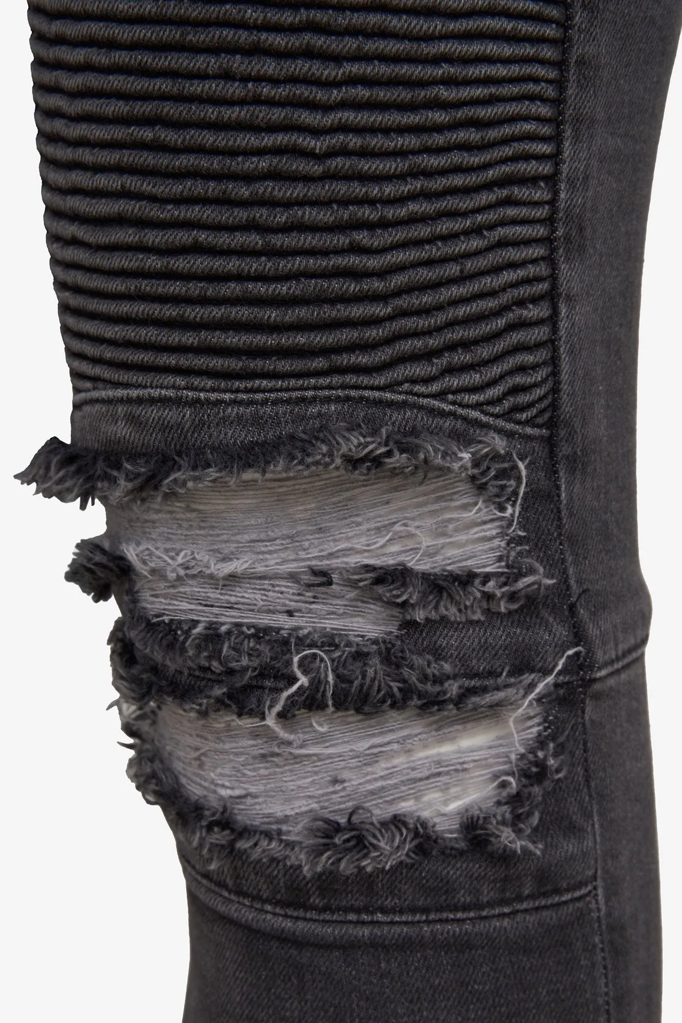 Blugi Balmain Paris Ripped biker jeans