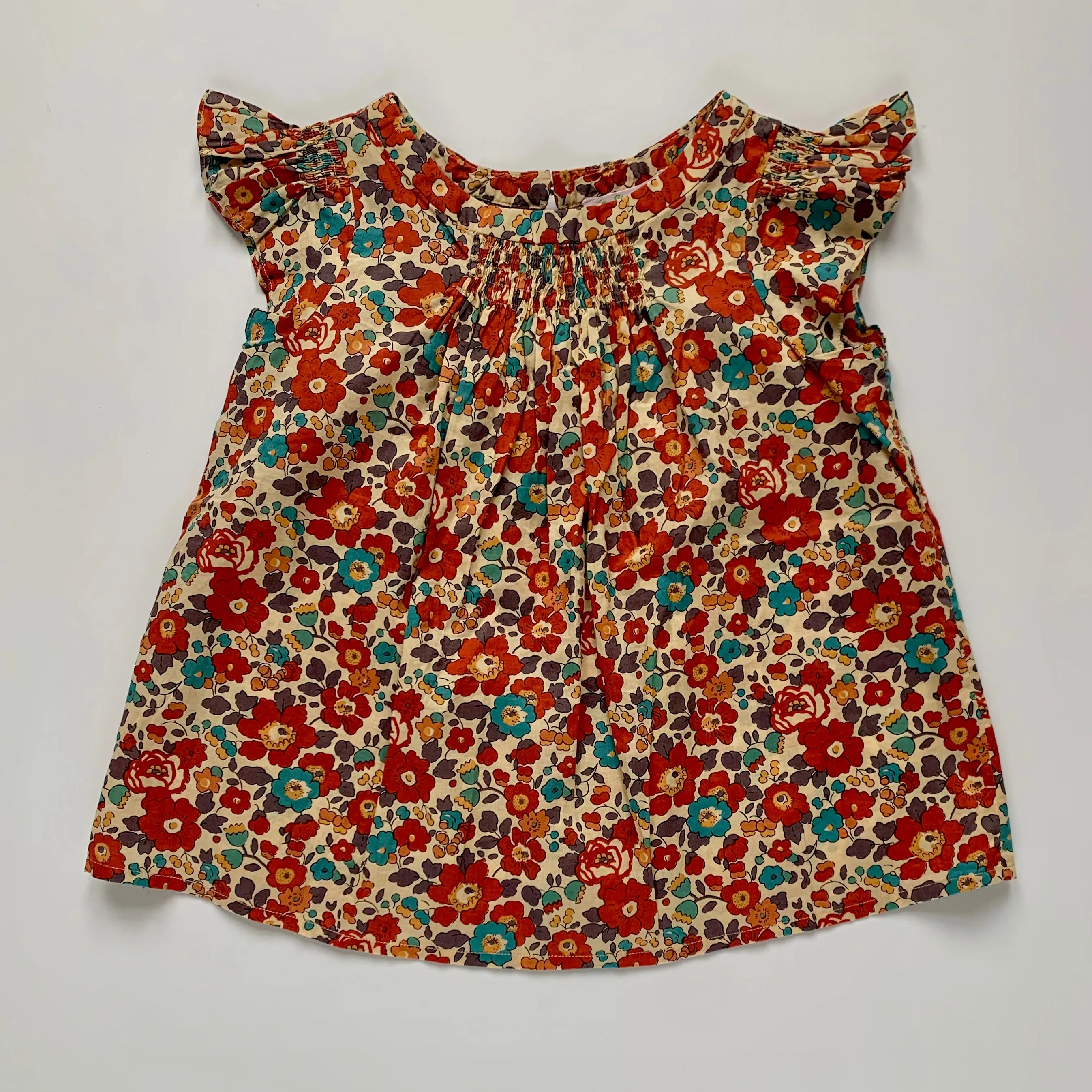 Bonpoint Betsy Liberty Print Summer Blouse: 3 Years