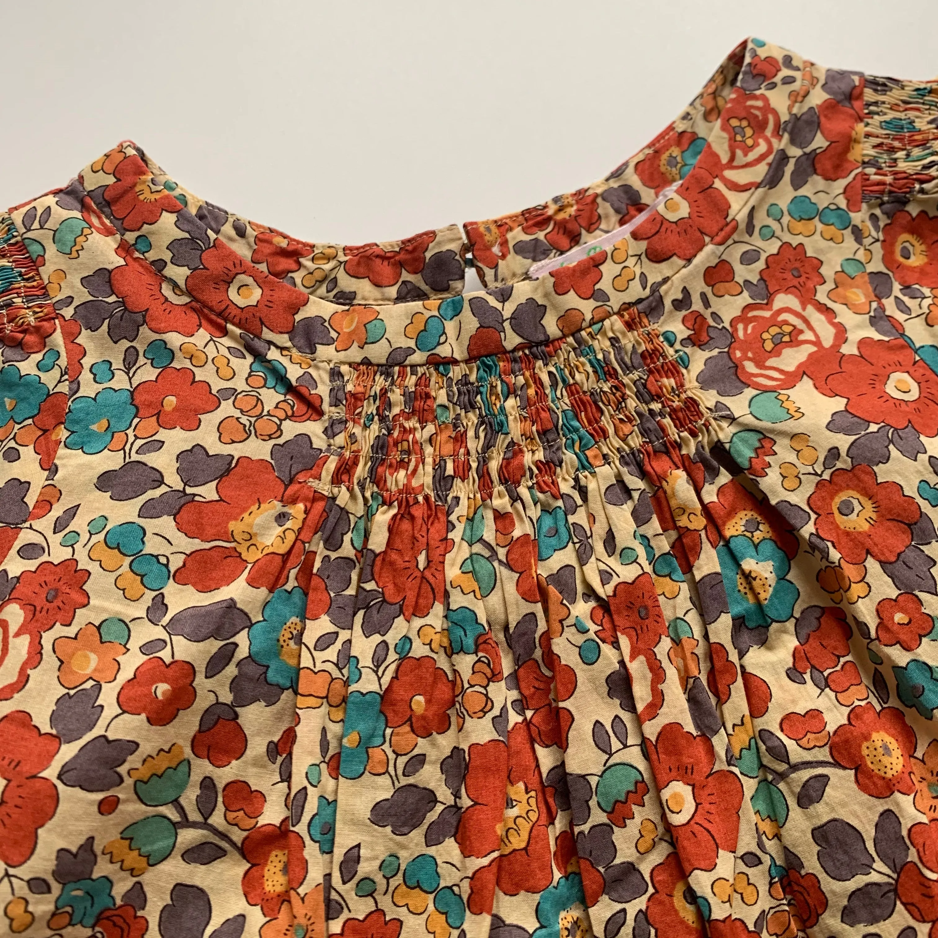 Bonpoint Betsy Liberty Print Summer Blouse: 3 Years