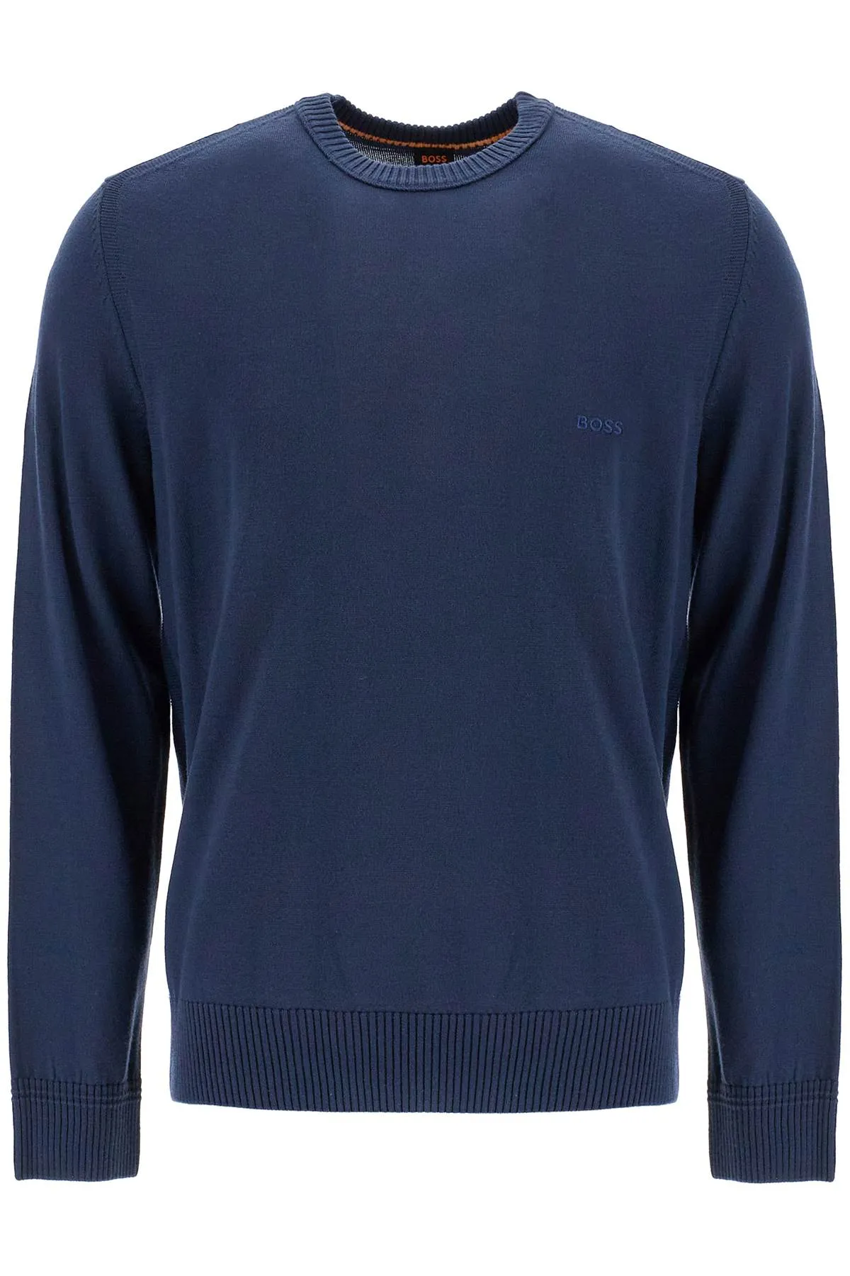 Boss avac Wool Blend Pullover   Blue