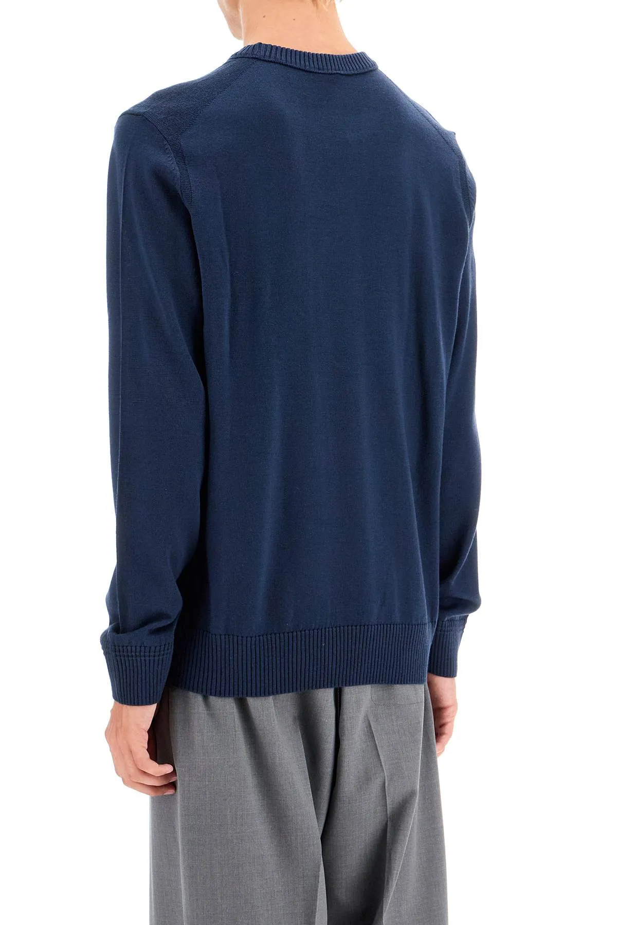 Boss avac Wool Blend Pullover   Blue