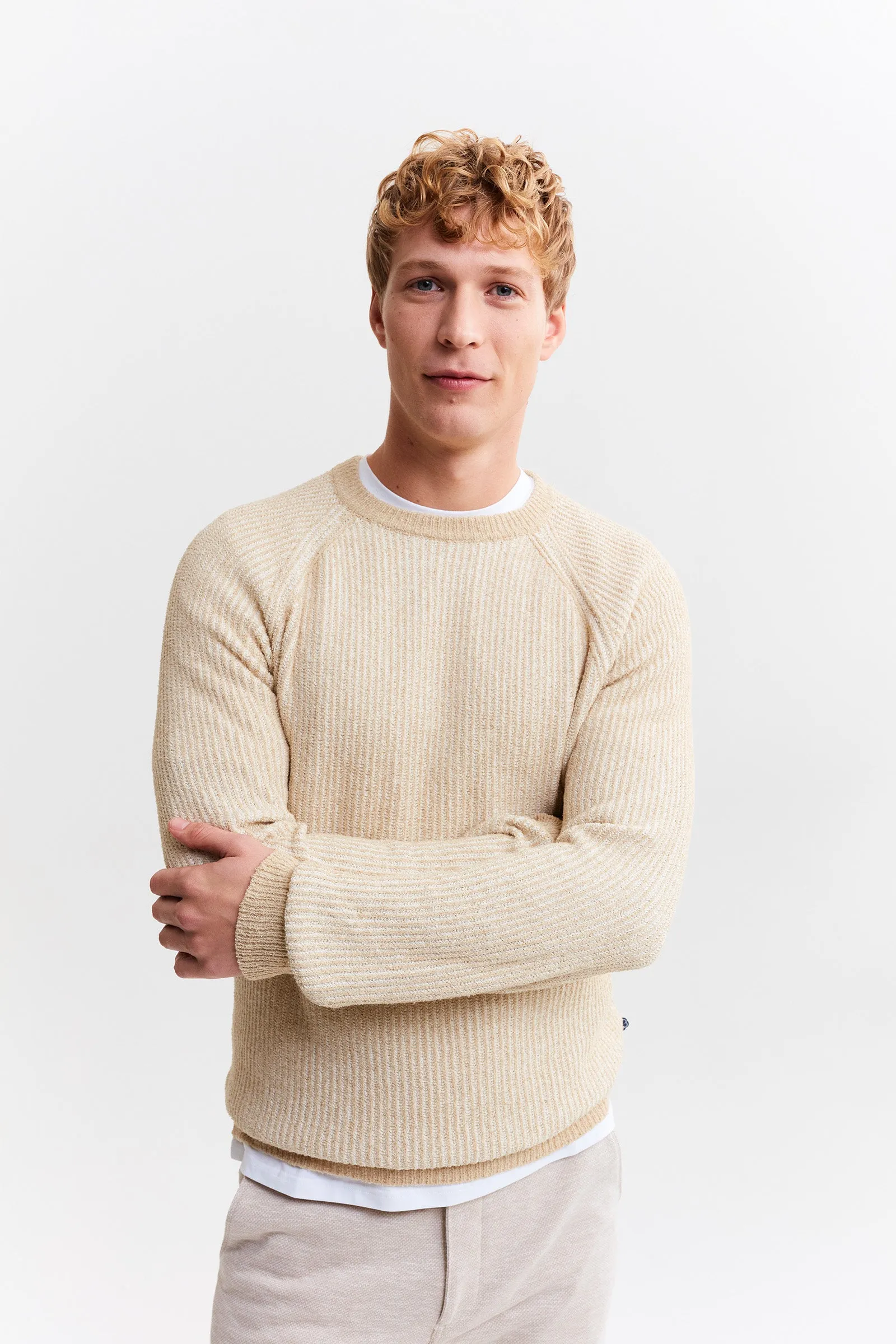 Boucle Knit Sweater