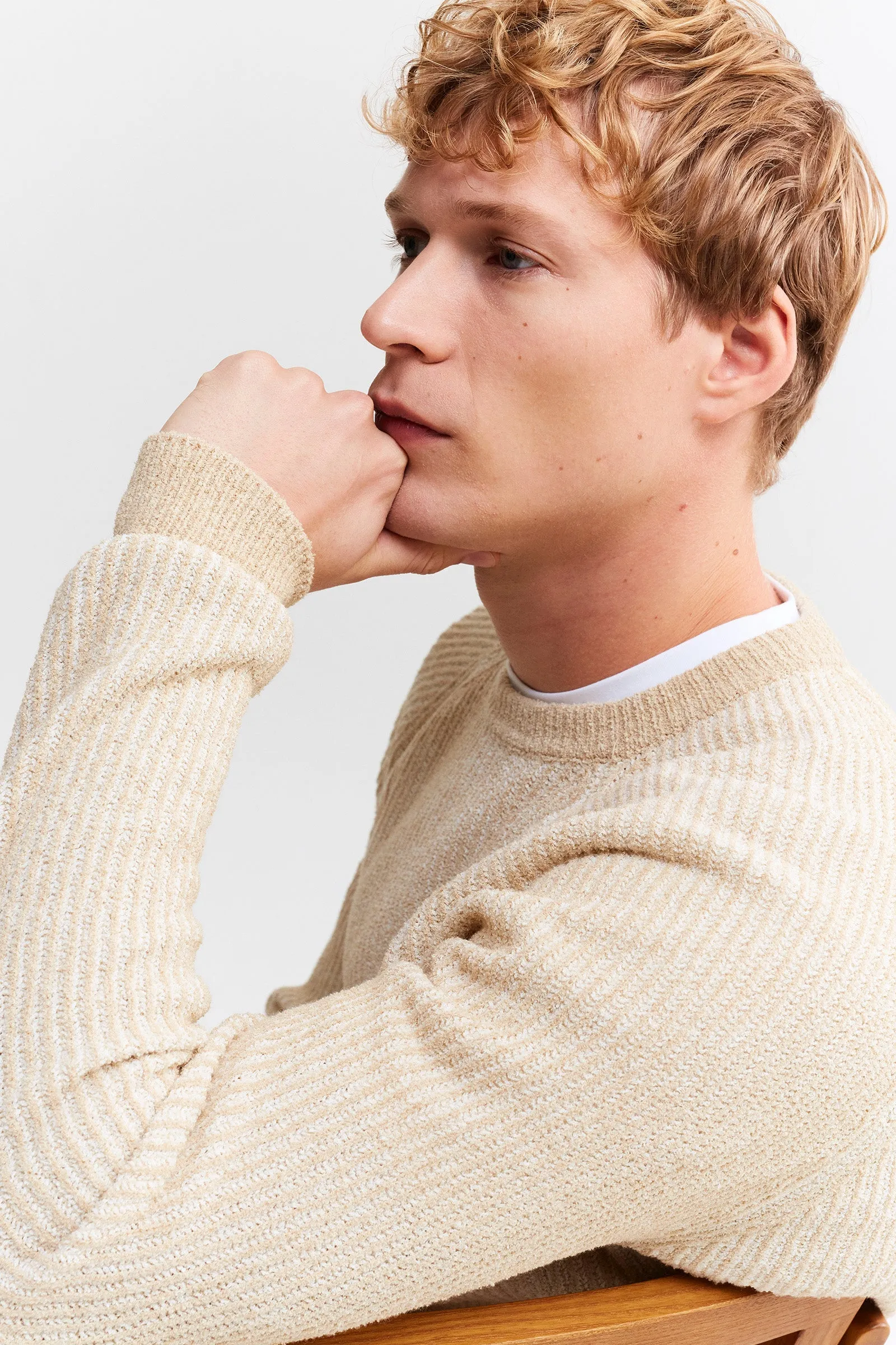 Boucle Knit Sweater