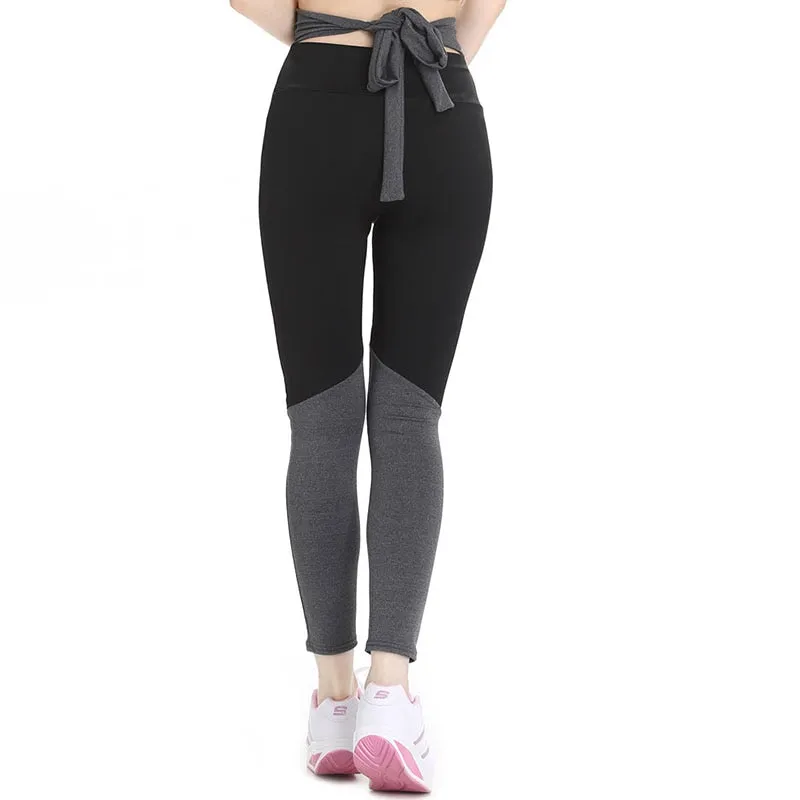 Bow Patchwork Women Leggings Casual High Waist Ankle Length Leggings Sxy Plus Size Push Up Leggings Fitness Feminina