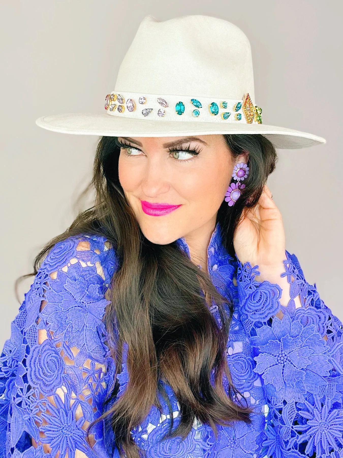 Brianna Cannon “Rainbow Crystal” Hat Band