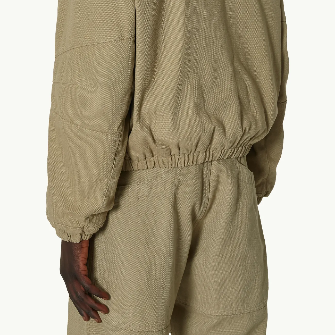 Canvas Cotton Jacket - Taupe