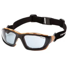 Carhartt Carthage Gray Anti-fog Lens With Black/tan Frame Safety Glasses