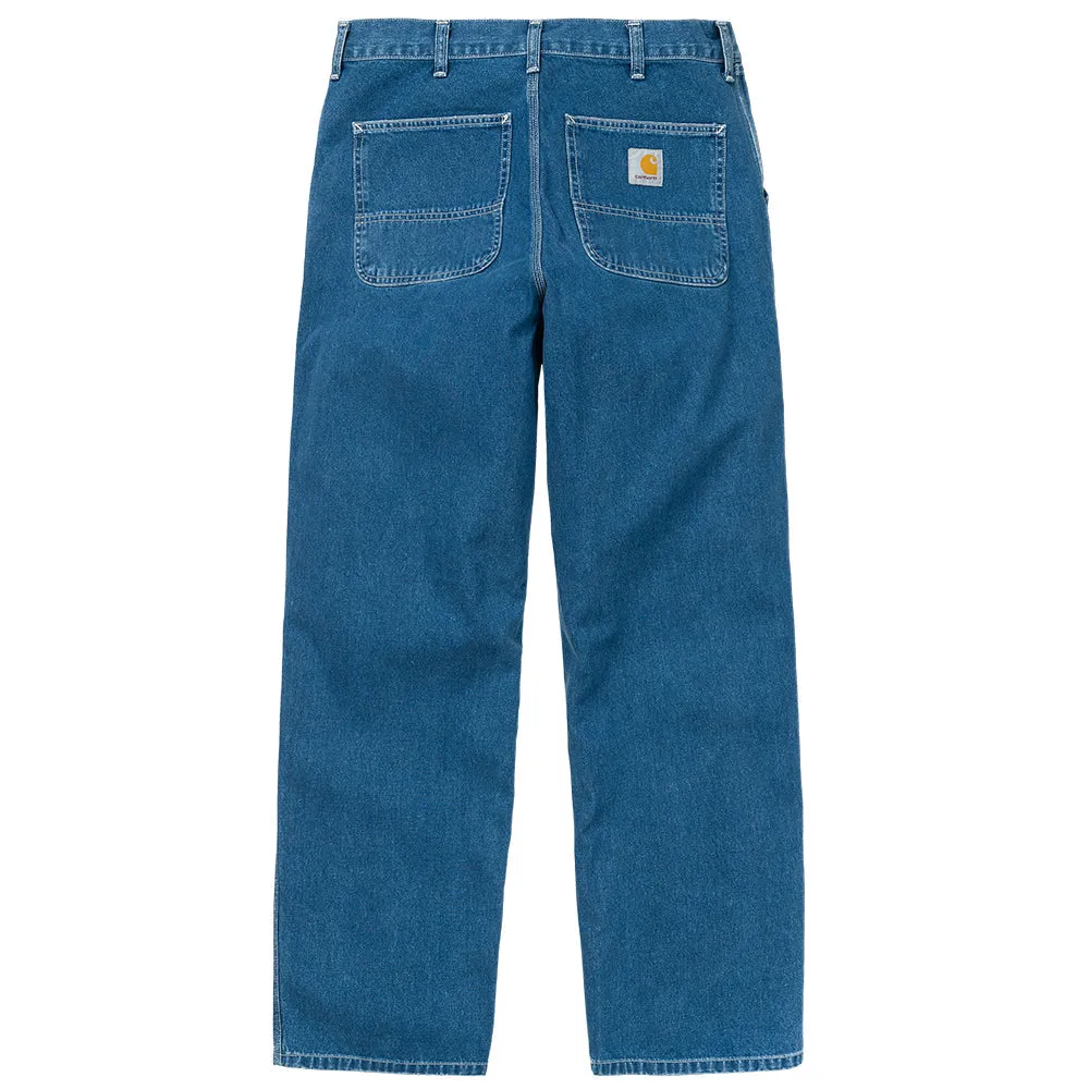 CARHARTT WIP SIMPLE PANT // BLUE (STONE WASHED) L32