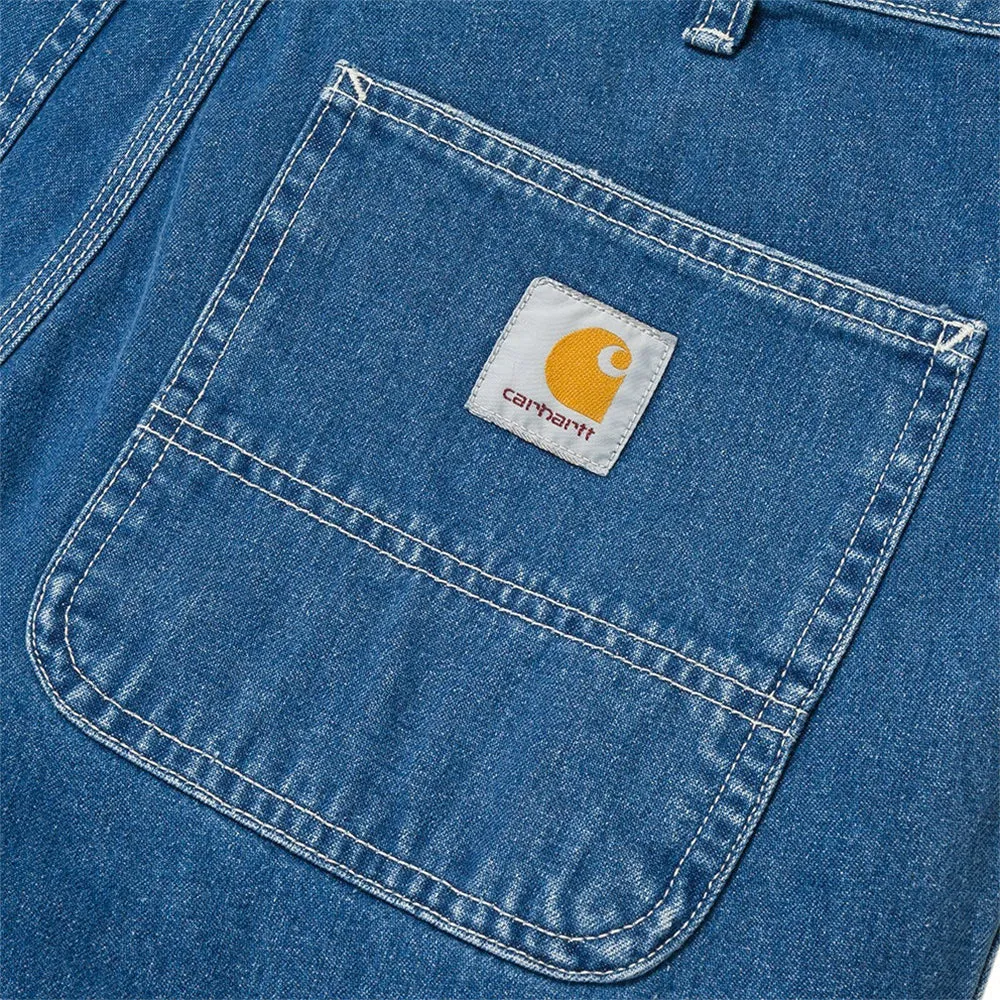 CARHARTT WIP SIMPLE PANT // BLUE (STONE WASHED) L32