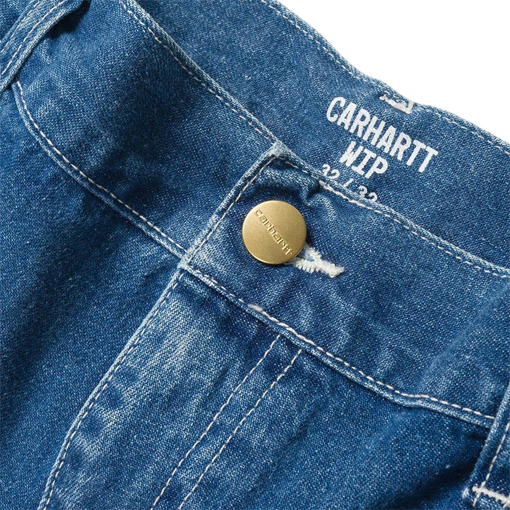 CARHARTT WIP SIMPLE PANT // BLUE (STONE WASHED) L32