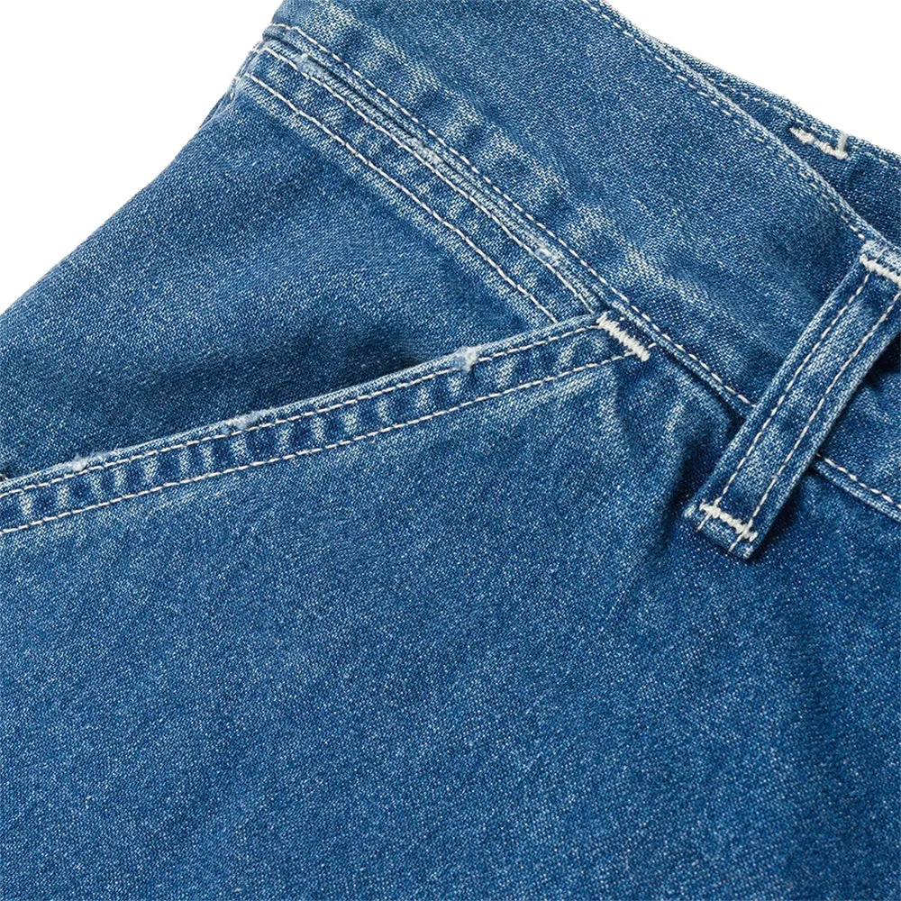 CARHARTT WIP SIMPLE PANT // BLUE (STONE WASHED) L32