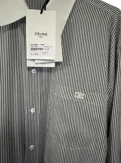 CELINE  |Casual Style Logo Shirts & Blouses