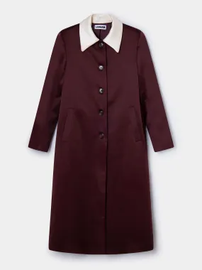 CHELSEA SATIN COAT