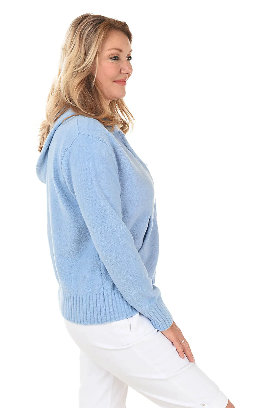 Chenille Hooded Sweater