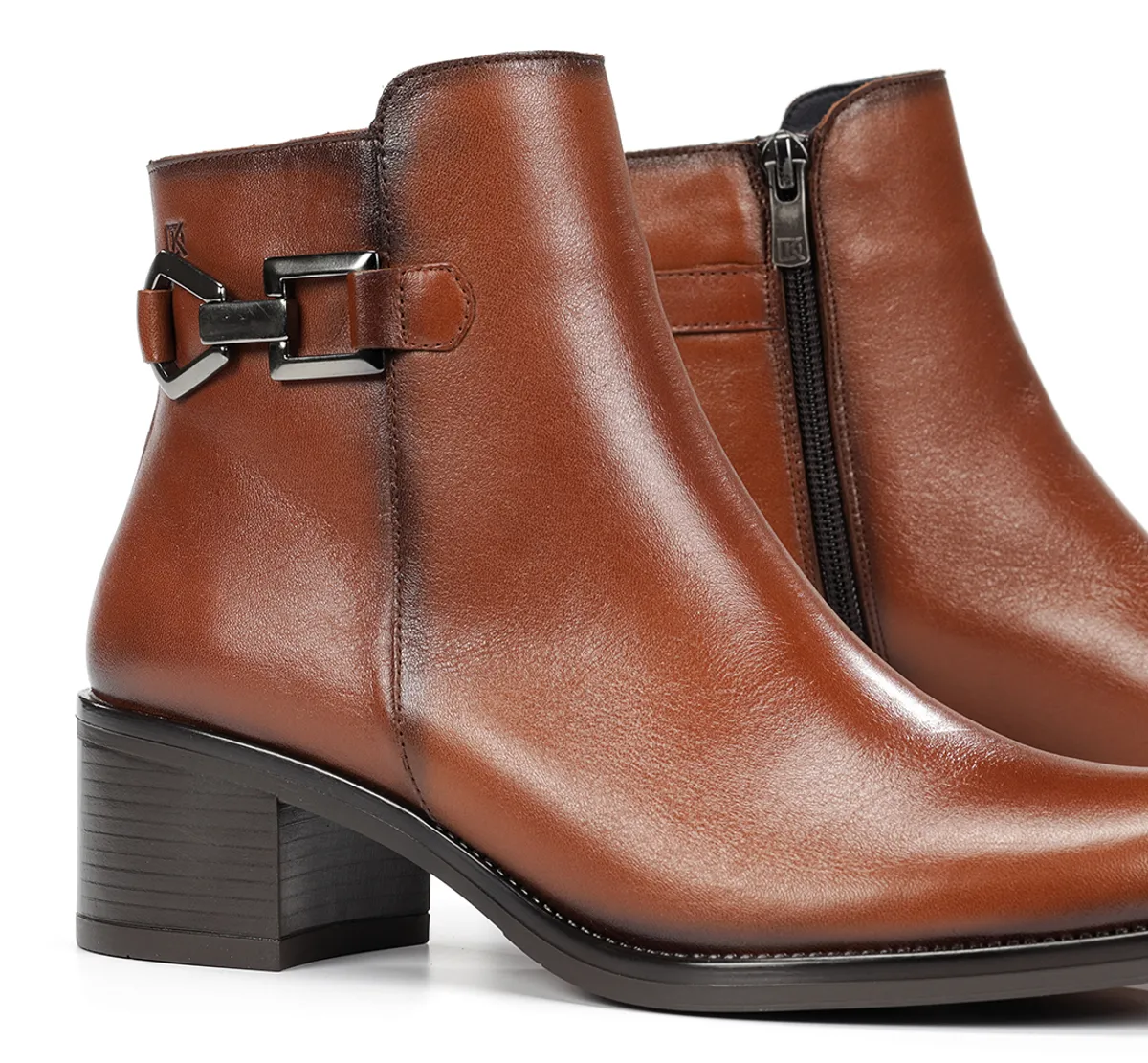 CHIARA D9347 Brown  Ankle Boot