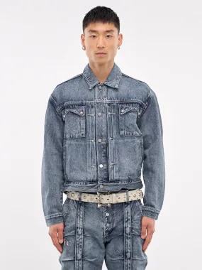 Claw Denim Jacket (JK2401-BLUE)