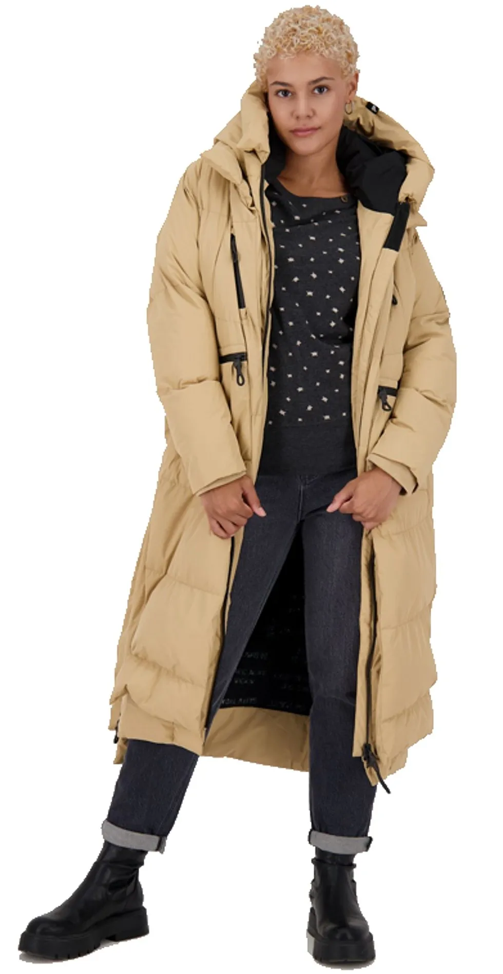 coat ALIFE AND KICKIN Rihanna A - Sepia - women´s