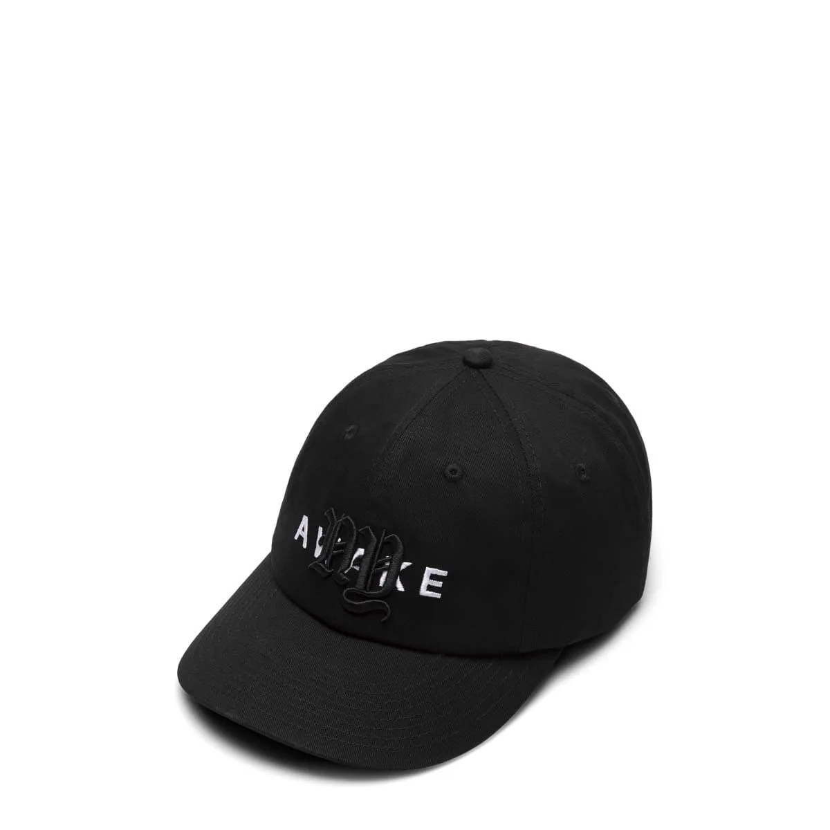 COLLEGE LOGO 6 PANEL HAT Black