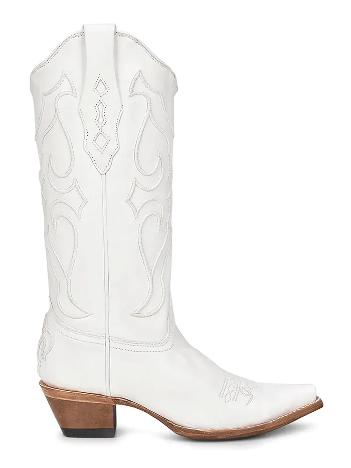 Corral Z5046 Ladies Embroidery Western Boot White