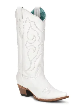 Corral Z5046 Ladies Embroidery Western Boot White